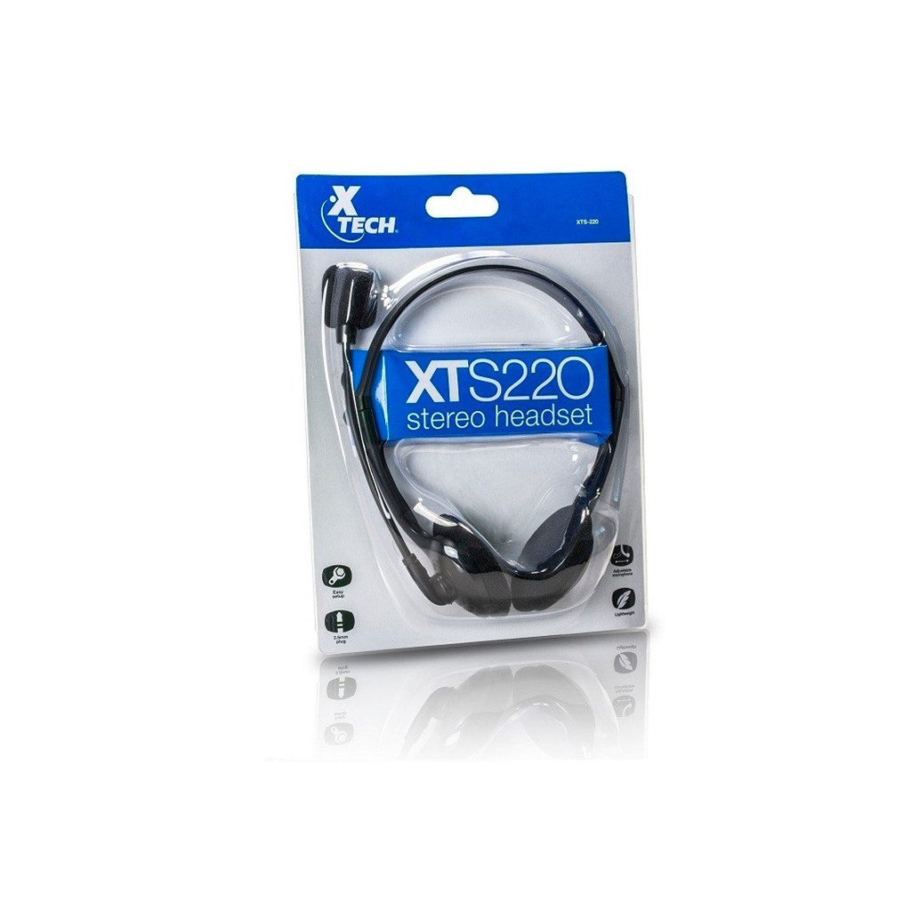 Auricular Para Pc Con Microfono Xtech XTS 220 3,5mm 30hz