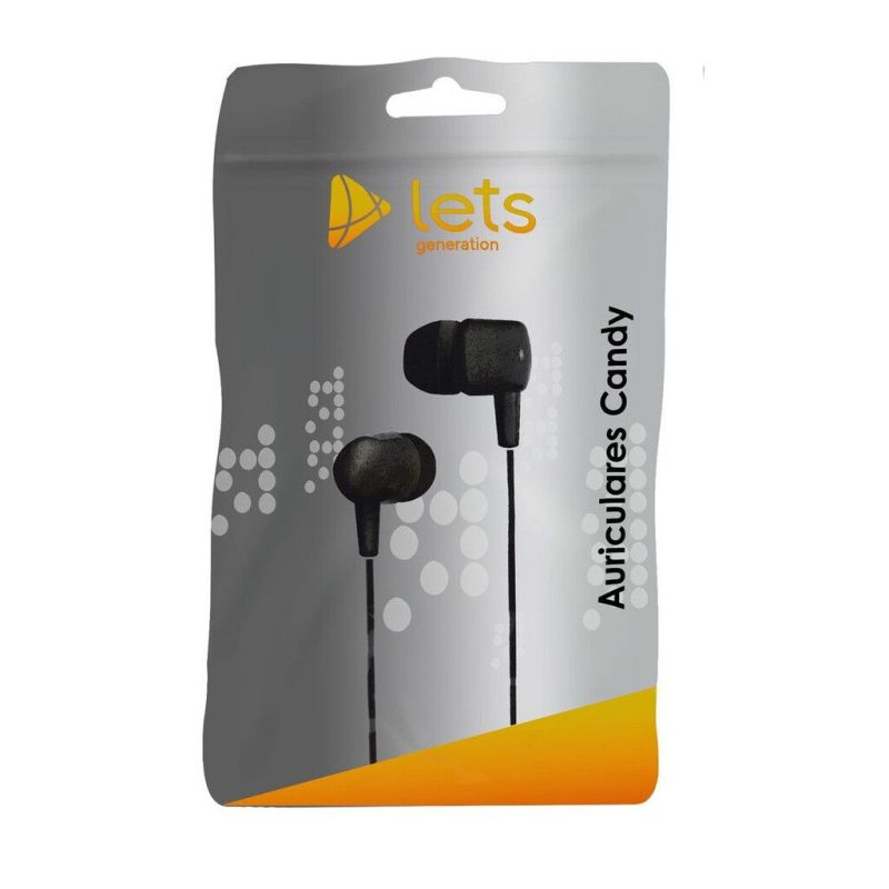 Auricular para celular LETS MOD19 Blanco/Negro mod1009