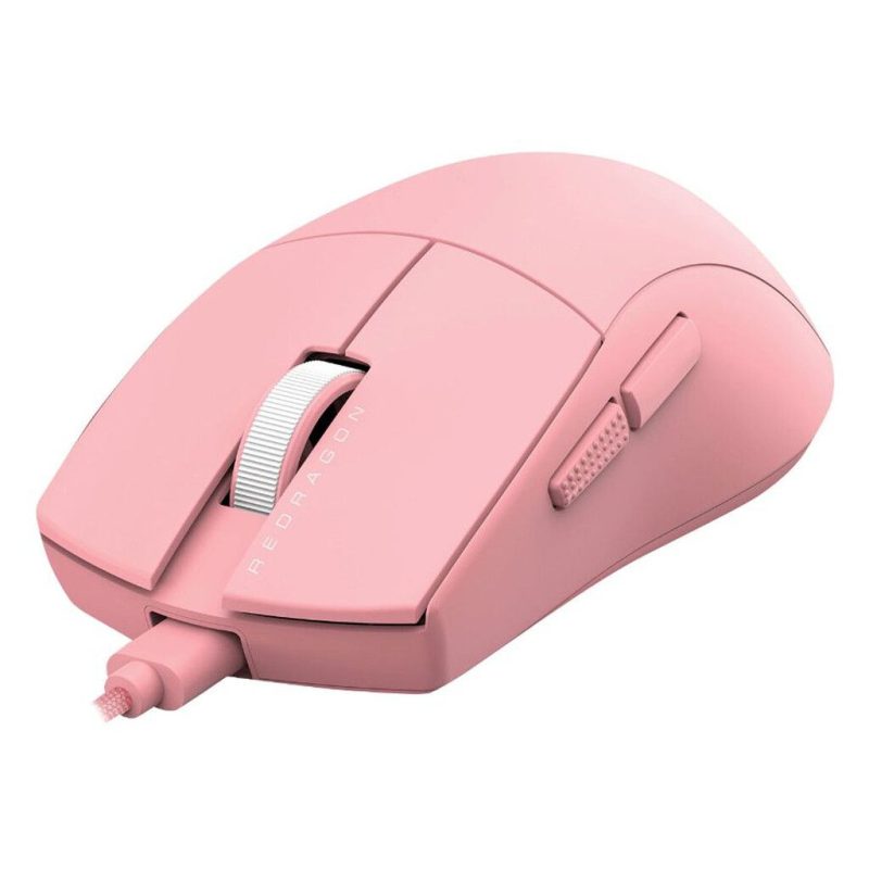 Mouse Gamer Redragon K1NG Rosa King M724P a Cable USB