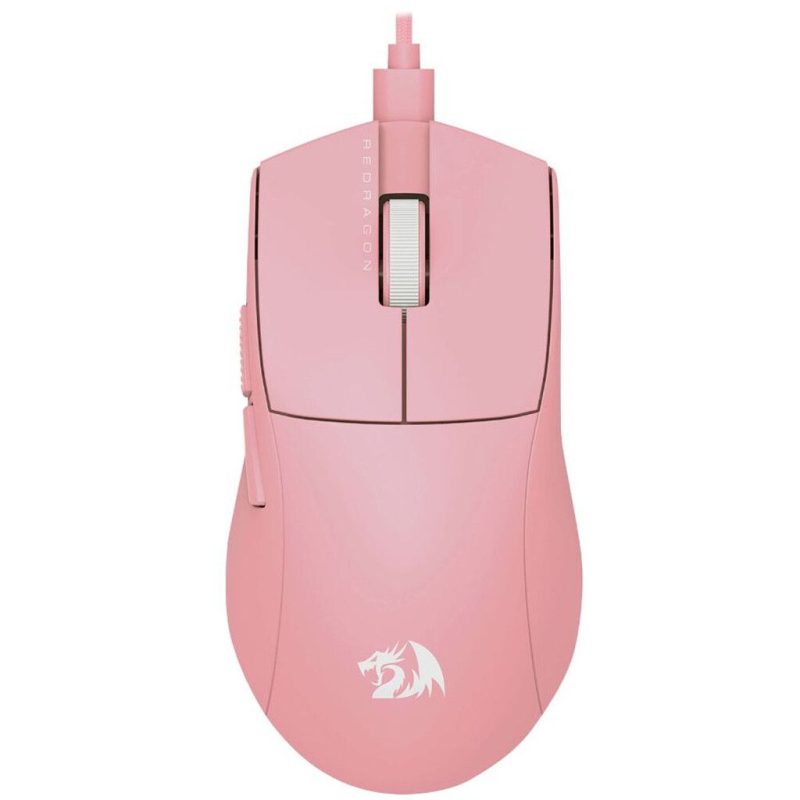 Mouse Gamer Redragon K1NG Rosa King M724P a Cable USB - Imagen 2