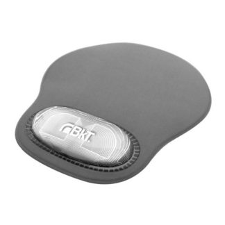 Mouse Pad con GEL BKT Liso Gris NKTGELGR