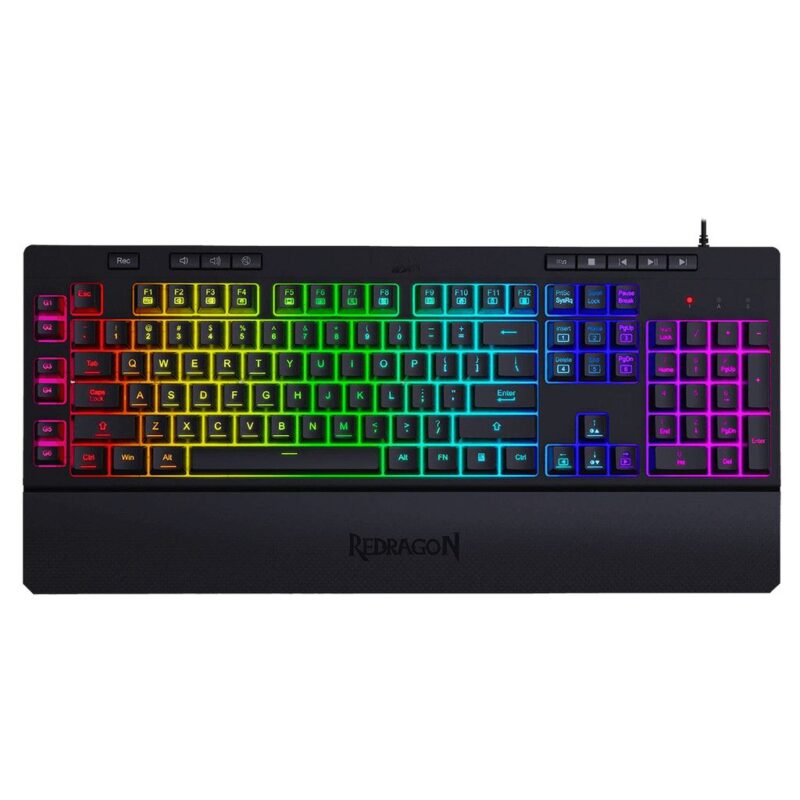 Teclado Gamer Redragon SHIVA K512RGB NEGRO - Imagen 2