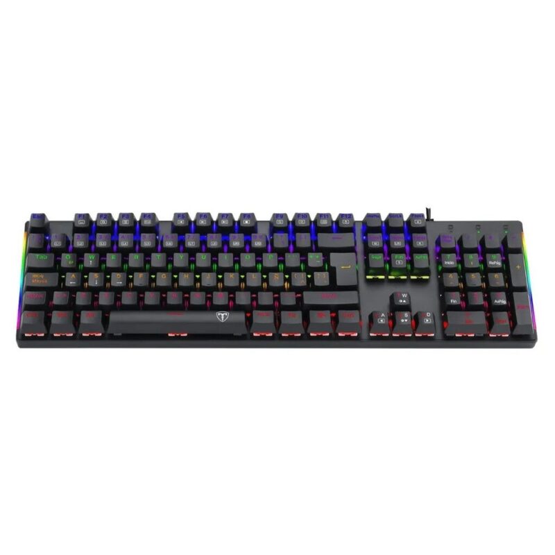 Teclado mecanico T-Dagger Naxos Red Switch Rainbow
