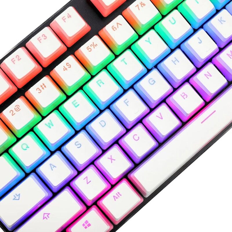 Keycaps Redragon A130 SP-White Scarab Blanco - Imagen 2