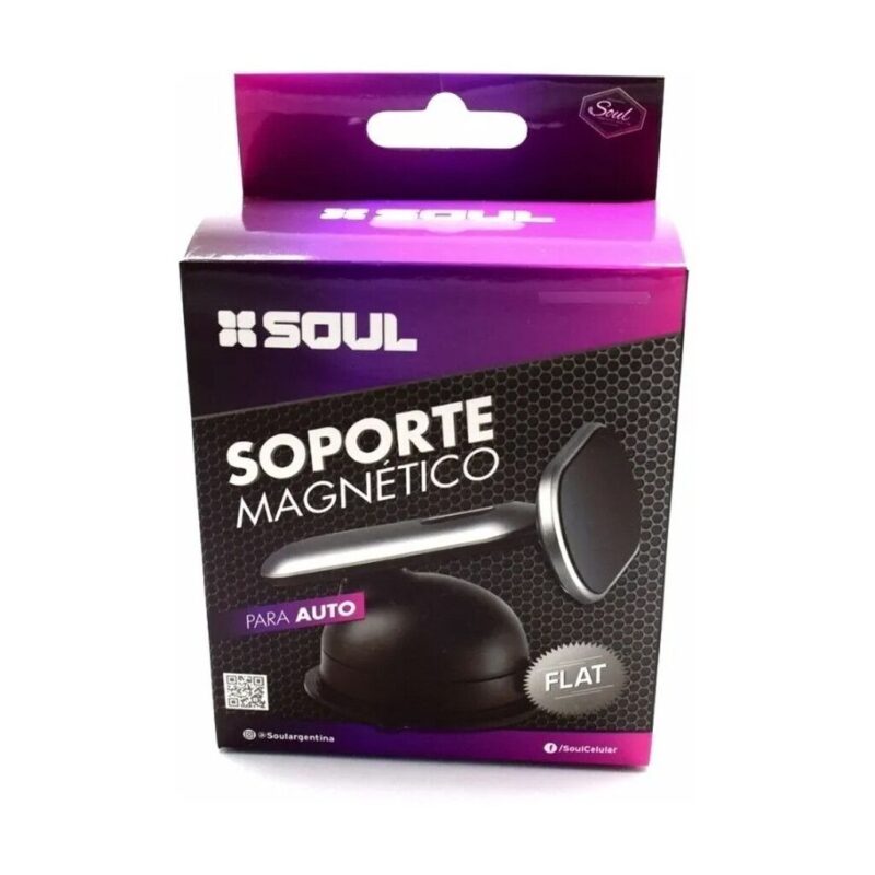 Soporte Celular para Auto con sopapa y base imantada - Imagen 3