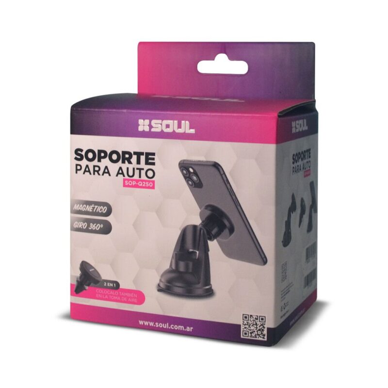 Soporte Celular para Auto Magnetico 360 Q250 - Imagen 3
