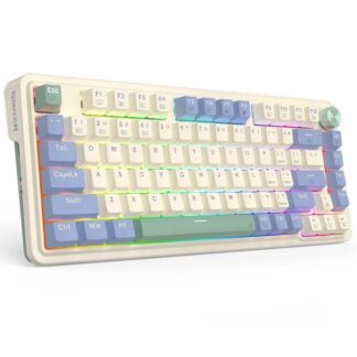 Teclado gamer mecánico Redragon UCAL PRO RGB K673CPG-RGB-PRO Switches Red BT/2.4GHz/USB-C