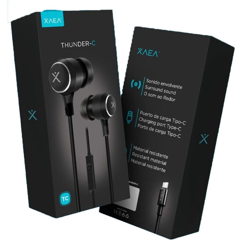 Auricular Manos Libres Thunder entrada tipo C XAEA - Imagen 2