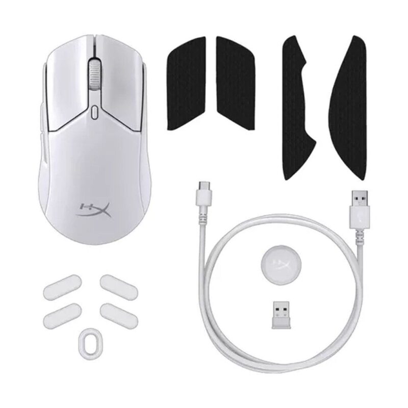 Mouse Gamer HyperX Pulsefire Haste 2 Inal Blanco Ultraligero Wireless - Imagen 5