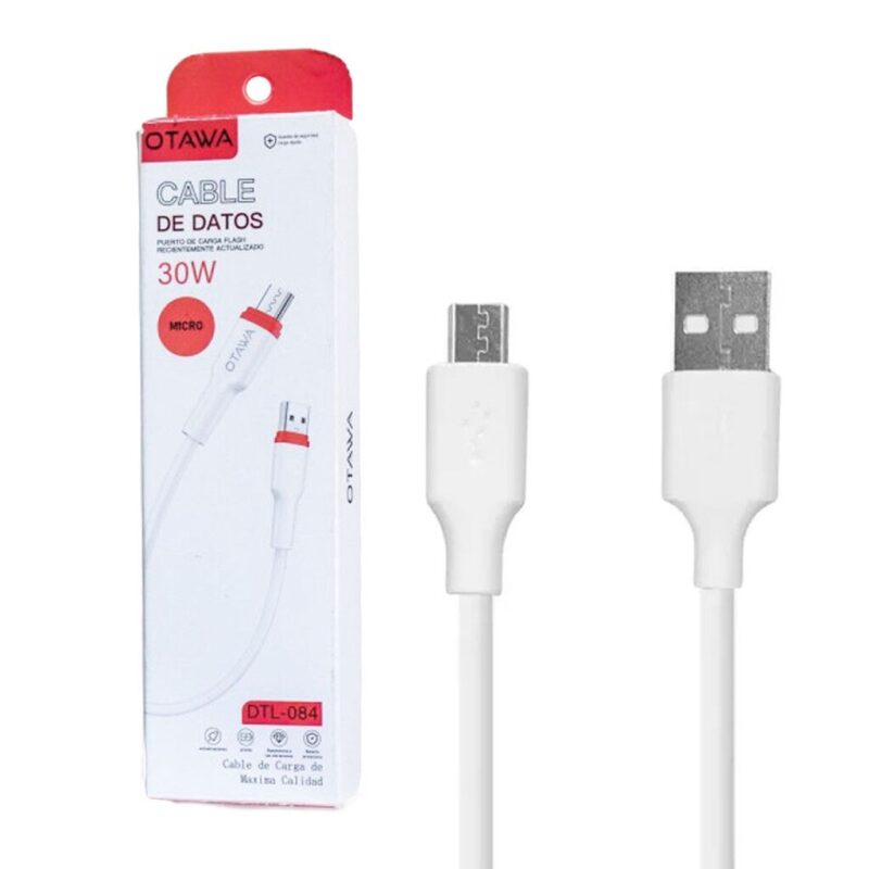 Cable USB A Micro Otawa 30W DTL-084