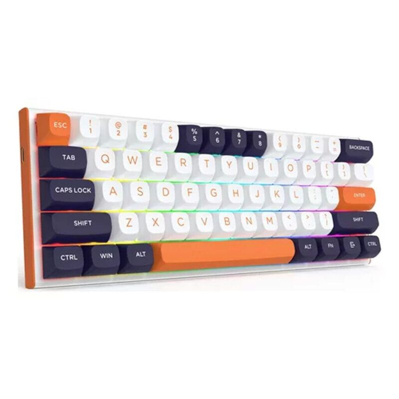 Teclado Mecánico Gamer 60% Redragon Fidd K683WBO-RGB