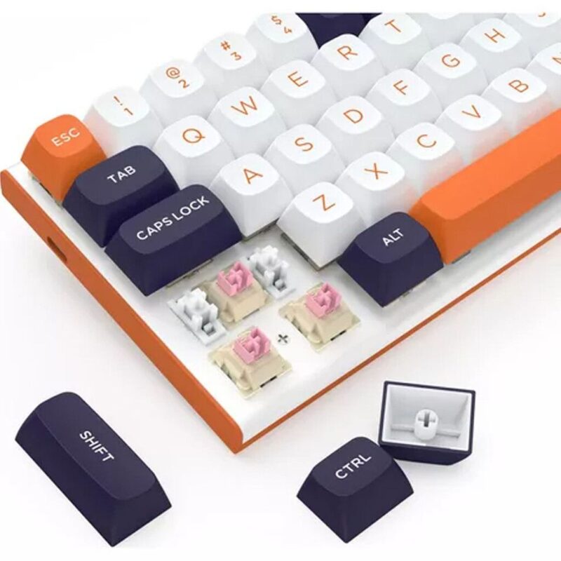 Teclado Mecánico Gamer 60% Redragon Fidd K683WBO-RGB - Imagen 4