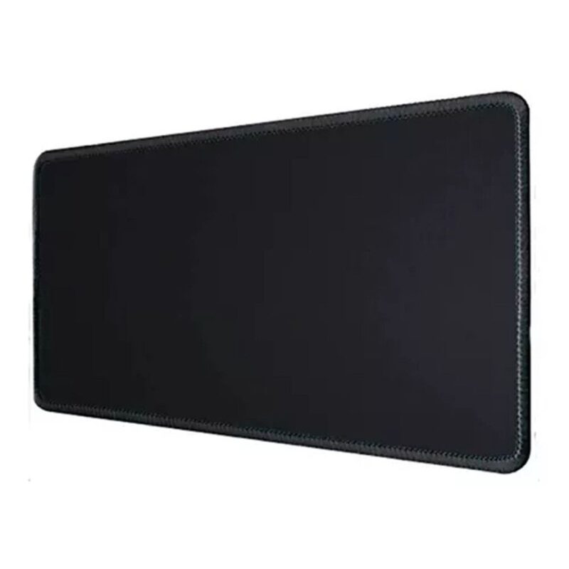 MousePad Gamer Antideslizante xxl Bordes 80x40 Cm 3mm Negro