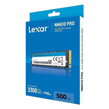 Disco Interno SSD M.2 NVME LEXAR 500GB NM610 PRO 3300mbs